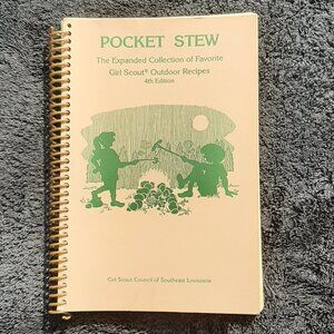 POCKET STEW 1989 Jean Fahr 4th Ed. Girl Scout Outdoor Recipes Cookbook